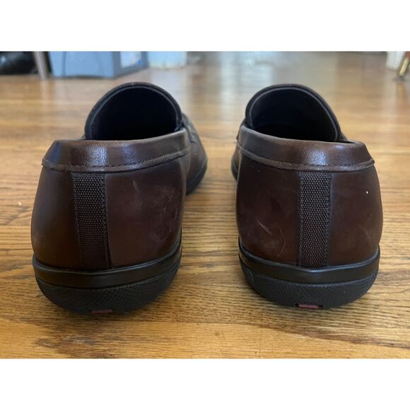 Prada Brown Leather Loafers main image 8